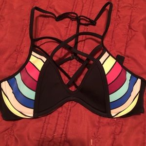 Victoria Secret striped swimsuit top